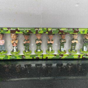 Tropic Thunder Promotional Set of Eight 4" Bobbleheads Dreamworks Studios 2008
